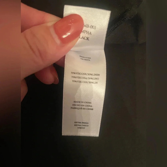 Rails Sampha Midi Skirt Black XS,stretch waist,lined - Picture 3 of 8